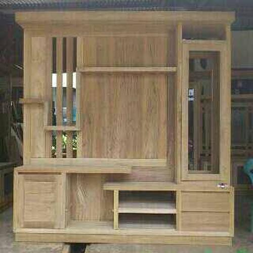 Foto Produk Lemari tv dan hias minimalis jati jepara dari berkah jati furniture