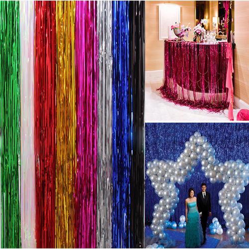 Jual Tirai Rumbai Foil / Backdrop Foil / Dekorasi - Jakarta Utara ...
