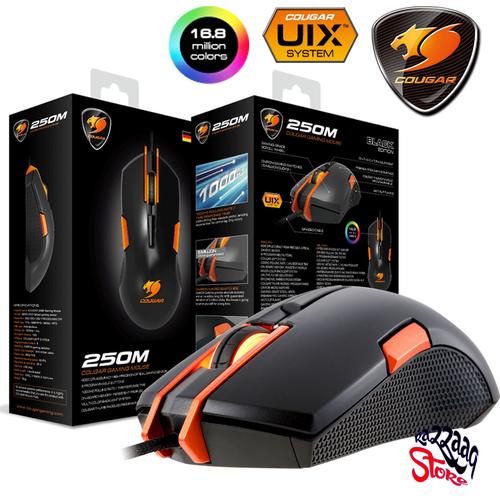 Foto Produk Cougar 250M Black Optical Gaming Mouse Ambidextrous Gaming Design dari RazzaaqStore