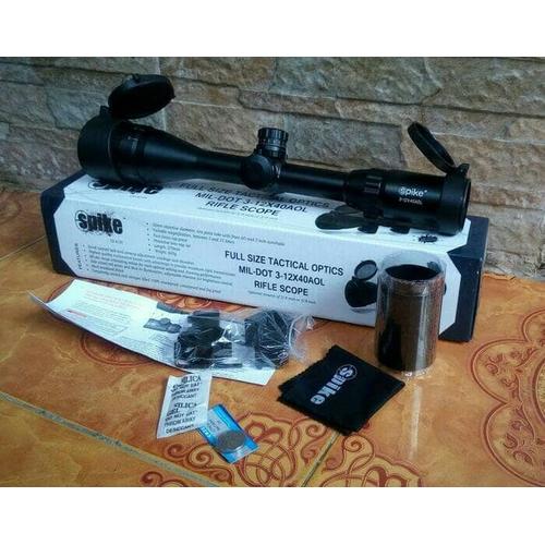 Foto Produk TELESKOP / TEROPONG SPIKE 3-12x40 AOL RGB dari Johnn Store
