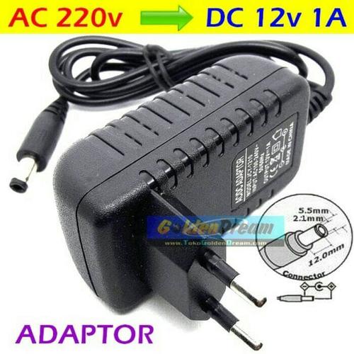 Foto Produk Adaptor DC 12v 1.5A in: 220V AC Power Supply 2.1x5.5mm Adapter LEDCCTV dari Toko-Kenari