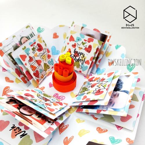 Foto Produk Kado Pop Up Explosion Box Hadiah Unik Pacar Anniversary dari Doodle Art DWskellington