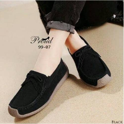 Foto Produk SEPATU FLATSHOES PS02 HITAM - Hitam, 37 dari lucky six