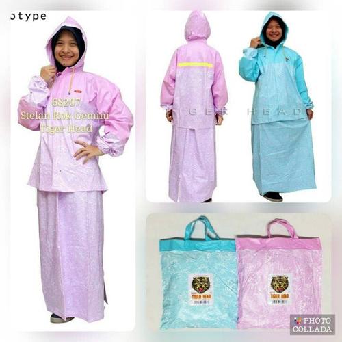 Foto Produk Jas Hujan Rok Muslimah Tiger Head Gemini dari Waroeng CimoT
