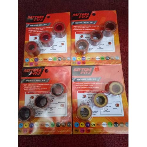 Foto Produk roller racing daytona vario 125 fi injection 12gram 13gram 15gram 18gr dari maju motor one