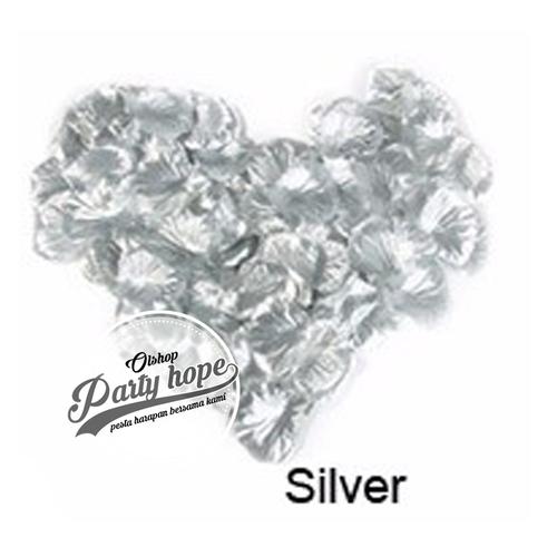 Foto Produk rose petal silver / kelopak bunga mawar silver / kelopak bunga kain dari PARTY HOPE 2