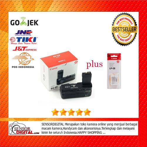 Foto Produk Termurah - Canon Battery Grip BG-E8 Plus battery LP-E8 dari sensordigital