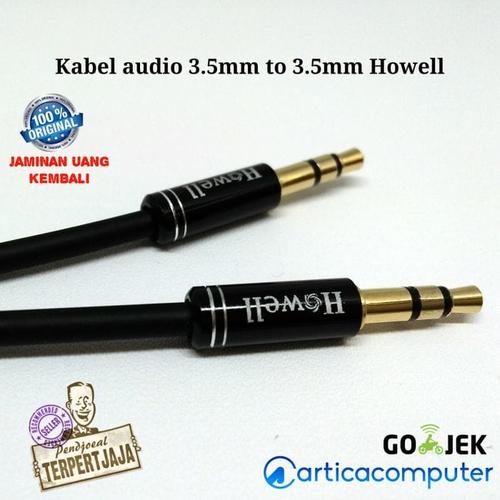 Gambar Kabel Audio 3.5mm To 3.5mm 2m Howell dari Artica Computer Jakarta Pusat Tokopedia
