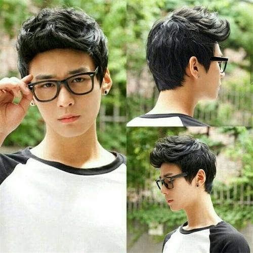 Foto Produk WIG COWOK WIG PRIA / WIG LAKI LAKI RAMBUT PALSU KEREN COSPLAY - Hitam dari Tokoku Corp