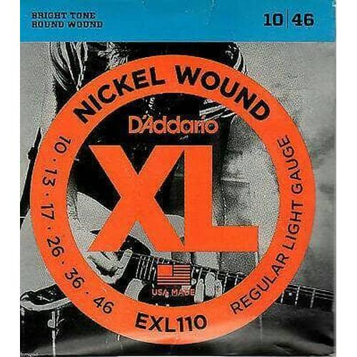 Foto Produk senar gitar listrik d'addario 010 elektrik exl110 packing new cover dari Widya Tam