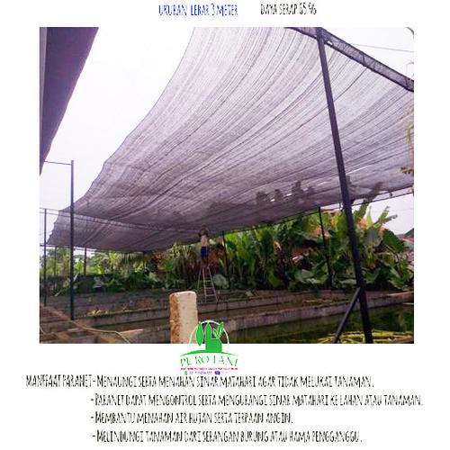 Gambar Paranet shading net nylon uv 65% untuk tanaman per meter dari PUROTANI.ID undefined Tokopedia