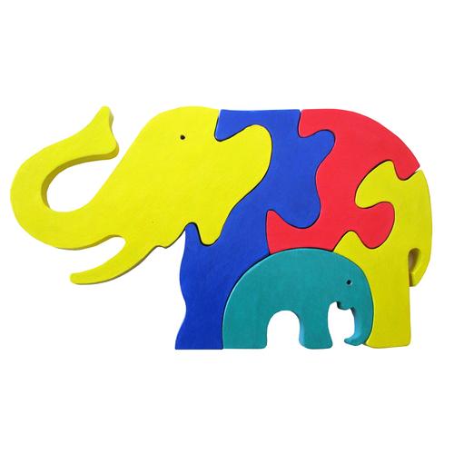 Foto Produk puzzle kayu gajah BA elephant dari suvicraft