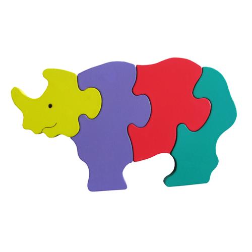 Foto Produk puzzle kayu badak rhino dari suvicraft