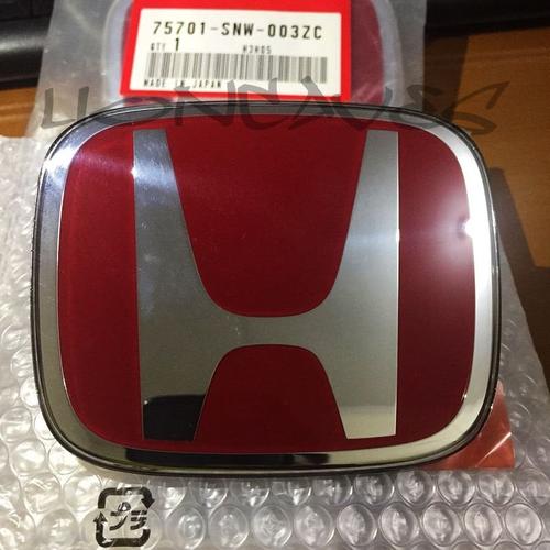 Foto Produk Original Red Emblem / Logo H Rear Emblem for Civic FD - Made in Japan dari lioncaves