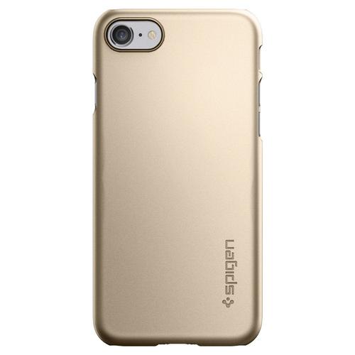 Foto Produk Spigen iPhone 7 Case Thin Fit Casing Cover Original - Champagne Gold dari GadgetinBro