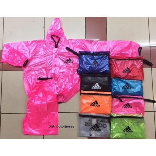 Foto Produk Jaket Jas Hujan Mantel Celana Ponco Adidas Sauna All Size - Biru dari Vadisya Shop