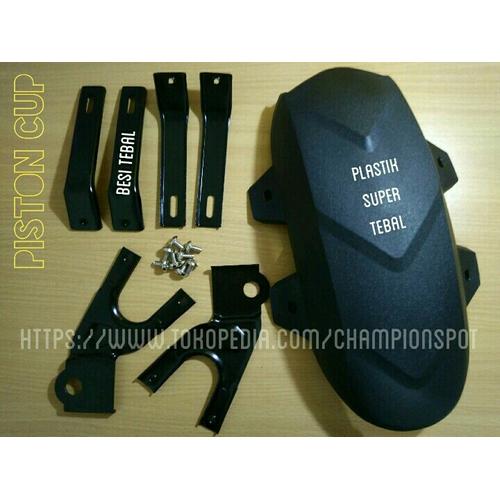 Foto Produk Mud Guard Motor / Mudguard Motor Besi / Spakbord Belakang Motor dari Piston Cup