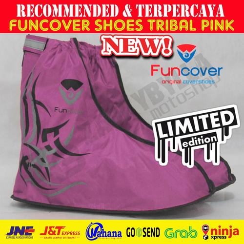 Foto Produk Limited Edition | Cover Sepatu | Funcover Shoes Tribal Warna Pink - M Pink dari ZackyBylla Shop