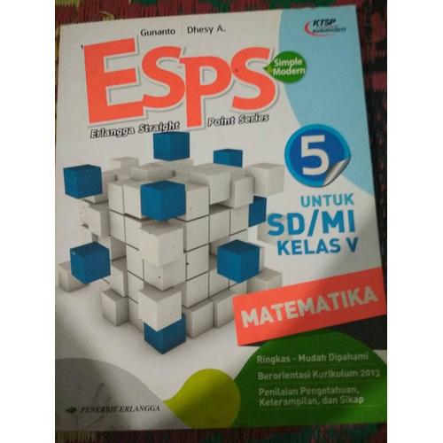 Jual Esps Matematika Kelas 5 Sd Jakarta Timur Alexander Books Tokopedia