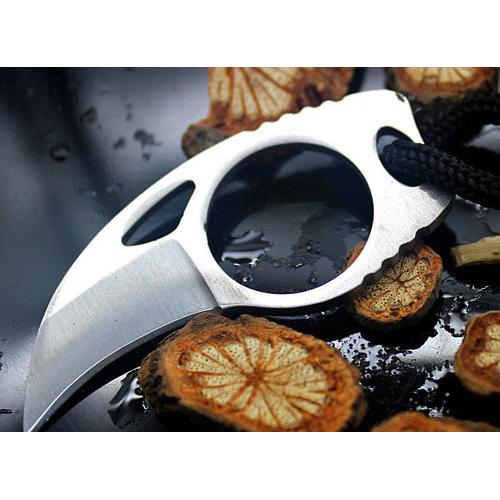 Foto Produk Pisau Jari Kerambit Pramuka Steel Mini Claw Finger Knife EDC Camping dari lbagstore