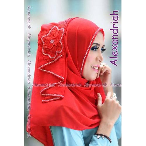 Foto Produk Pasmina Instant Swaroski/fashion muslim/scarf/hijab instant/jilbab dari Rizka Rizki Collection