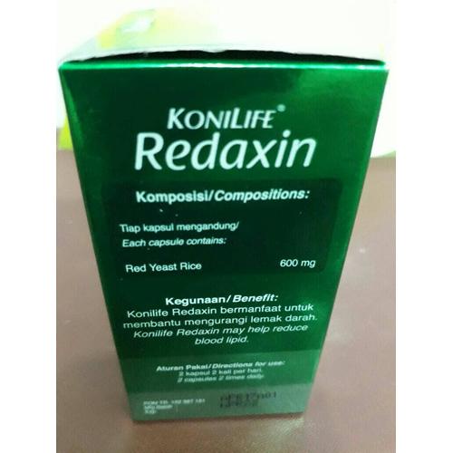 Foto Produk lemak darah/REDAXIN/kolesterol dan trigliserida/30 kapsul/beras merah dari rejeki pharma