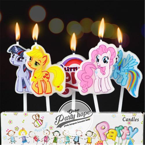 Foto Produk lilin karakter little pony / lilin ulang tahun / lilin little pony dari PARTY HOPE 2