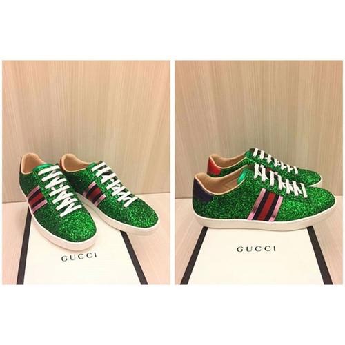 gucci sparkle trainers