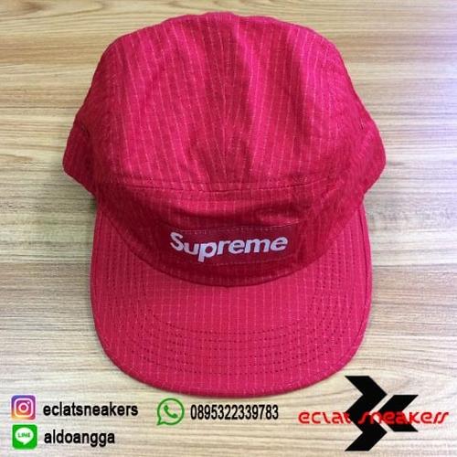 Jual Supreme 5 Panel Strapback Cap 