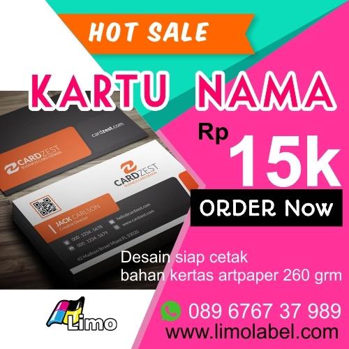 Gambar Cetak Kartu Nama dari LIMO PRINT Kab. Sidoarjo Tokopedia