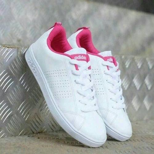 adidas neo advantage clean pink