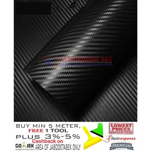 Jual Sticker Stiker Carbon 3d Premium Kota Tangerang Selatan Pusat Kaca Film Stiker Tokopedia