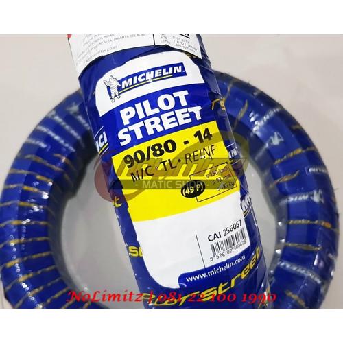 Foto Produk Ban Motor Tubeless Michelin Pilot Street 90/80 - 14 Vario Beat Scoopy dari NoLimitz Maticshop