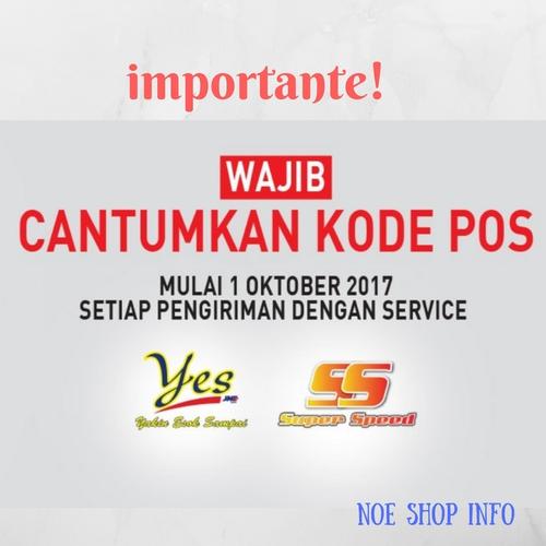 Jual Info Jne Yes Wajib Cantumkan Kode Pos Benar Dan Akurat Kab Sukoharjo Noe Online Shop Jual Info Jne Yes Wajib Cantumkan Kode Pos Benar Dan Akurat Kab Sukoharjo Noe Online Shop