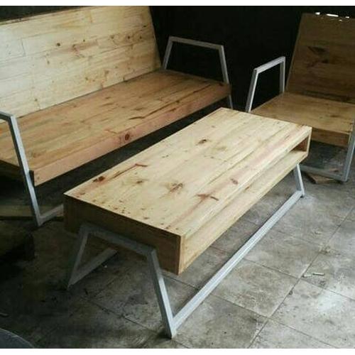sofa ex palet kombinasi besi