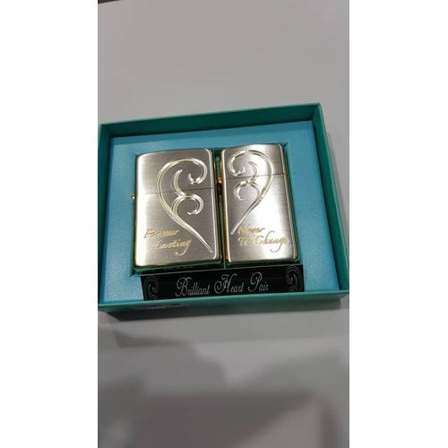 希少品 アラベスクハートペア ZIPPO ジッポー ライター シルバー