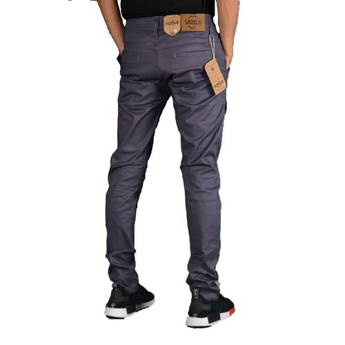 Foto Produk Celana Chino Premium Bandung ANZ Grey ABu - Hitam, M dari Anza Shop