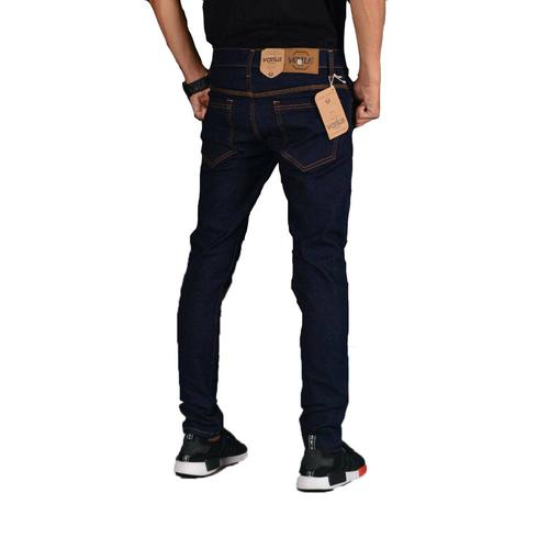Foto Produk Celana Jeans Denim Premium ANZ Pensil/Skinny/Streach Blueblack CO - Hitam, S dari Anza Shop