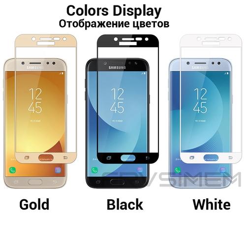 Foto Produk Samsung Galaxy J7 Pro / J730 Tempered Glass Warna Full Cover - Hitam dari Jagonya Case