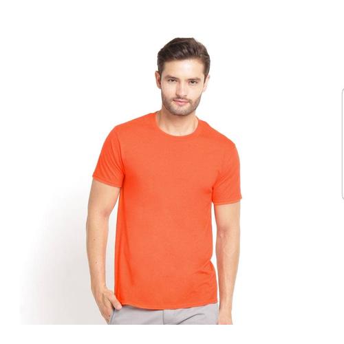 t-shirt orange / kaos polos pria orange 