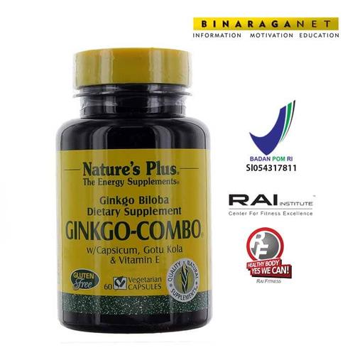 Foto Produk Ginkgo Combo Natures Plus 60 Capsul dari BinaragaNet
