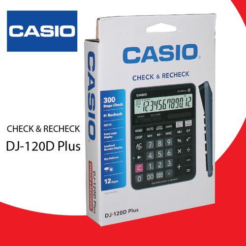 Jual Casio Calculator DJ 120D Plus Check Correct Kalkulator