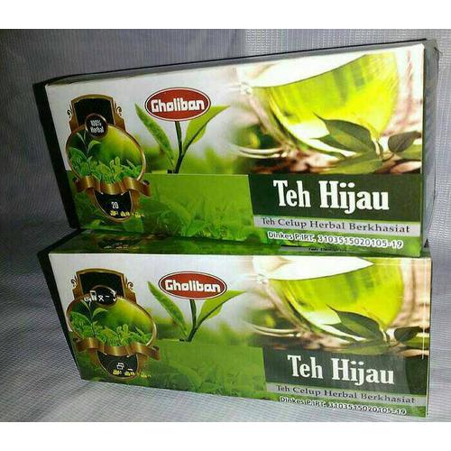 Gambar Teh Hijau Celup / Green Tea Gholiban dari Zyfara Herbal Kota Bekasi Tokopedia