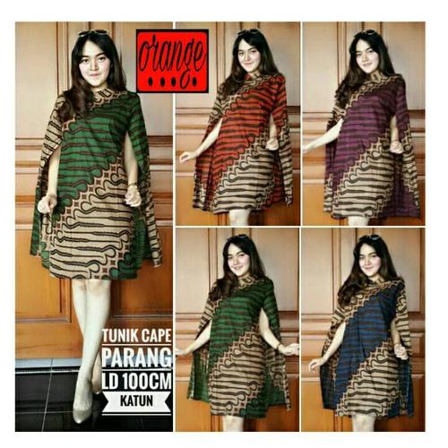 Foto Produk Tunik / Dress Cape Batik Parang dari toko O-range