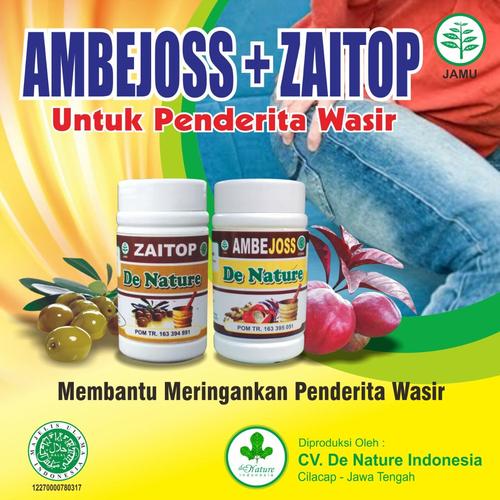Foto Produk Ambejoss + Zaitop obat wasir atau ambeien stadium 2-4 dari De Nature Crew