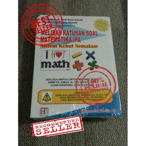 Foto Produk Buku Melibas Matematika IPA sistem kebut semalam dari denny gema media