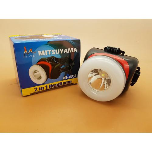 Foto Produk Headlamp/Senter Kepala 2 IN 1 Fokus Super Terang MITSUYAMA MS-2032 dari @ElectroStore