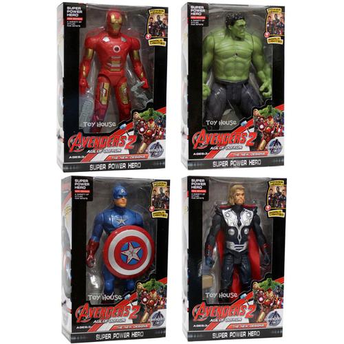 Foto Produk Mainan Robot Avenger 2 Thor + IronMan + Hulk + Captain America KECIL dari istanatoys.net