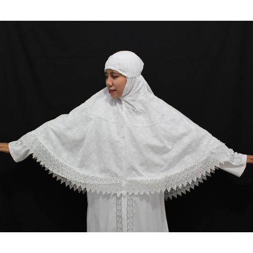 Gambar Jilbab Putih Minang Katun Jepang Super Jumbo XXXL-Perlengkapan Haji dari Zaidan Mall Kota Blitar Tokopedia