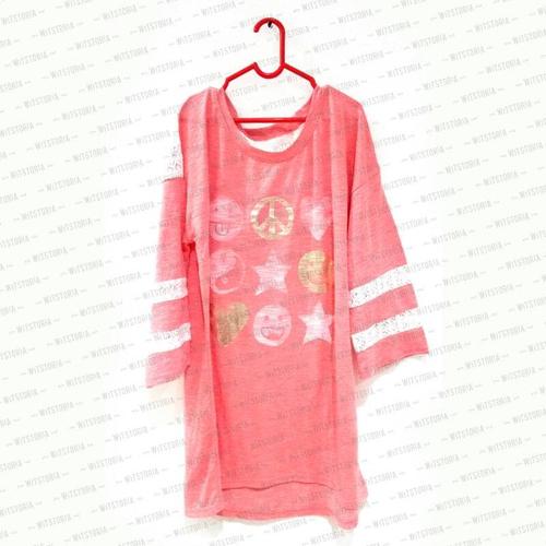 Foto Produk Peace Love Pink Lace Shirt Renda dari Witstoria